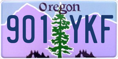 OR license plate 901YKF
