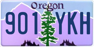 OR license plate 901YKH