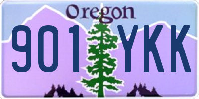OR license plate 901YKK