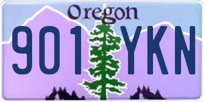 OR license plate 901YKN