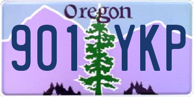 OR license plate 901YKP