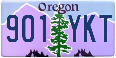 OR license plate 901YKT