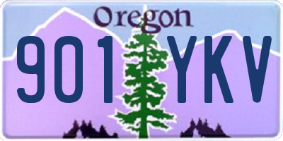 OR license plate 901YKV