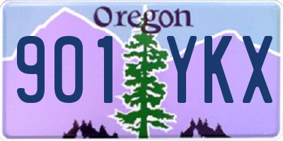 OR license plate 901YKX