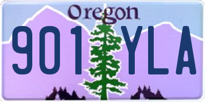 OR license plate 901YLA