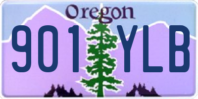OR license plate 901YLB