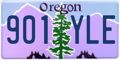 OR license plate 901YLE