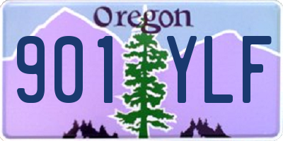 OR license plate 901YLF