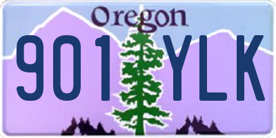 OR license plate 901YLK