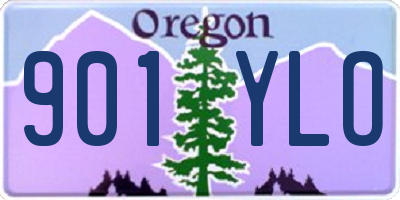 OR license plate 901YLO
