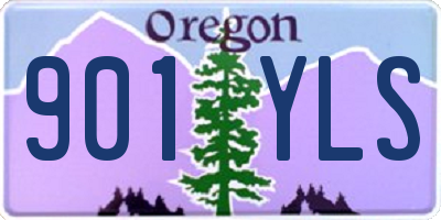 OR license plate 901YLS