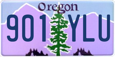 OR license plate 901YLU