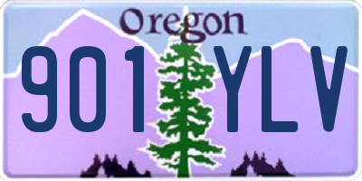 OR license plate 901YLV