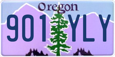 OR license plate 901YLY