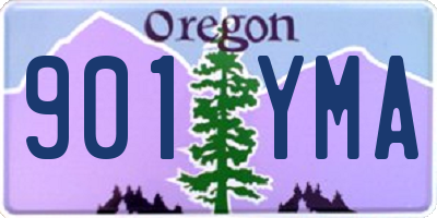 OR license plate 901YMA