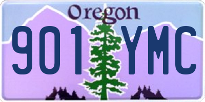 OR license plate 901YMC