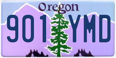 OR license plate 901YMD