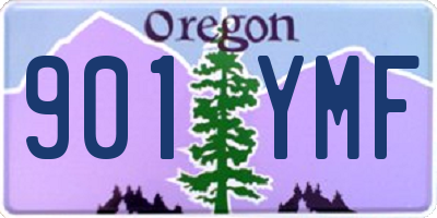OR license plate 901YMF