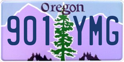 OR license plate 901YMG