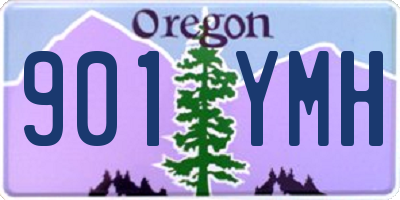 OR license plate 901YMH