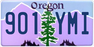 OR license plate 901YMI