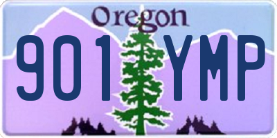 OR license plate 901YMP
