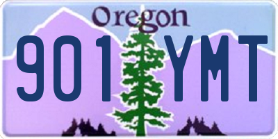 OR license plate 901YMT