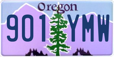 OR license plate 901YMW