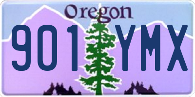 OR license plate 901YMX