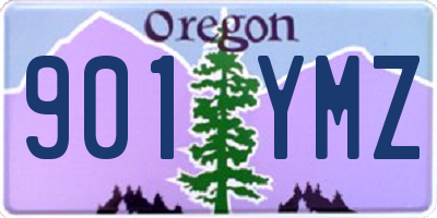 OR license plate 901YMZ