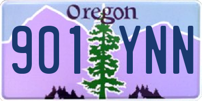 OR license plate 901YNN