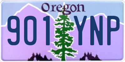 OR license plate 901YNP