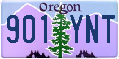 OR license plate 901YNT