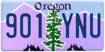 OR license plate 901YNU