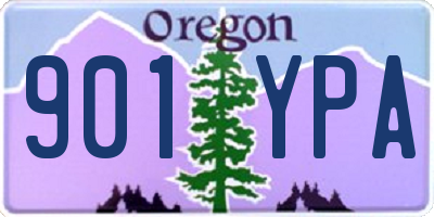 OR license plate 901YPA