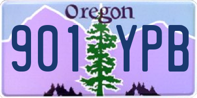 OR license plate 901YPB