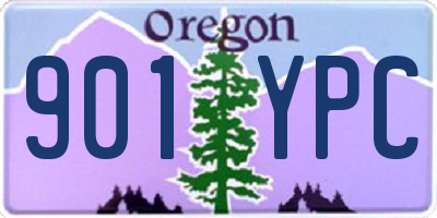 OR license plate 901YPC