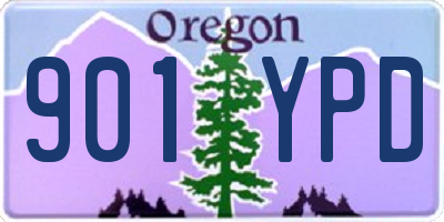 OR license plate 901YPD