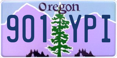 OR license plate 901YPI