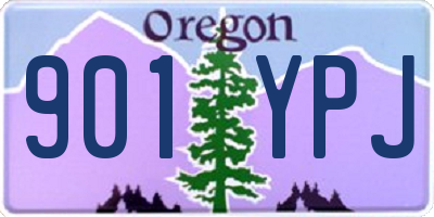 OR license plate 901YPJ