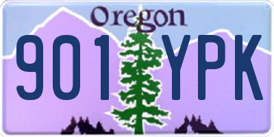OR license plate 901YPK
