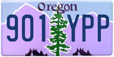 OR license plate 901YPP