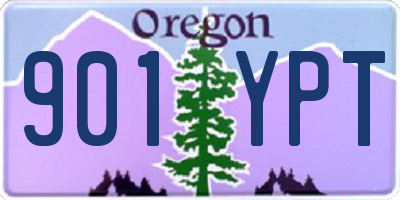 OR license plate 901YPT