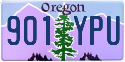 OR license plate 901YPU