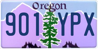 OR license plate 901YPX