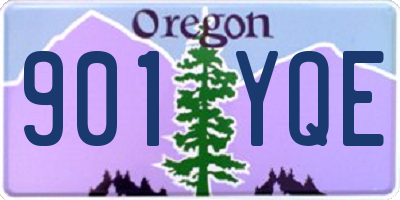 OR license plate 901YQE