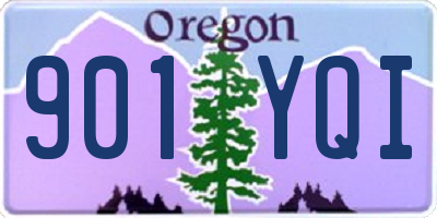 OR license plate 901YQI