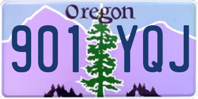 OR license plate 901YQJ