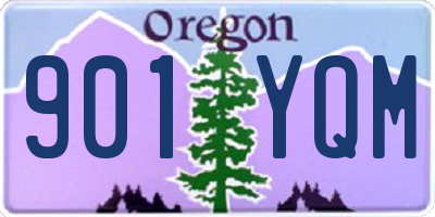 OR license plate 901YQM