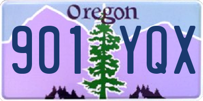 OR license plate 901YQX